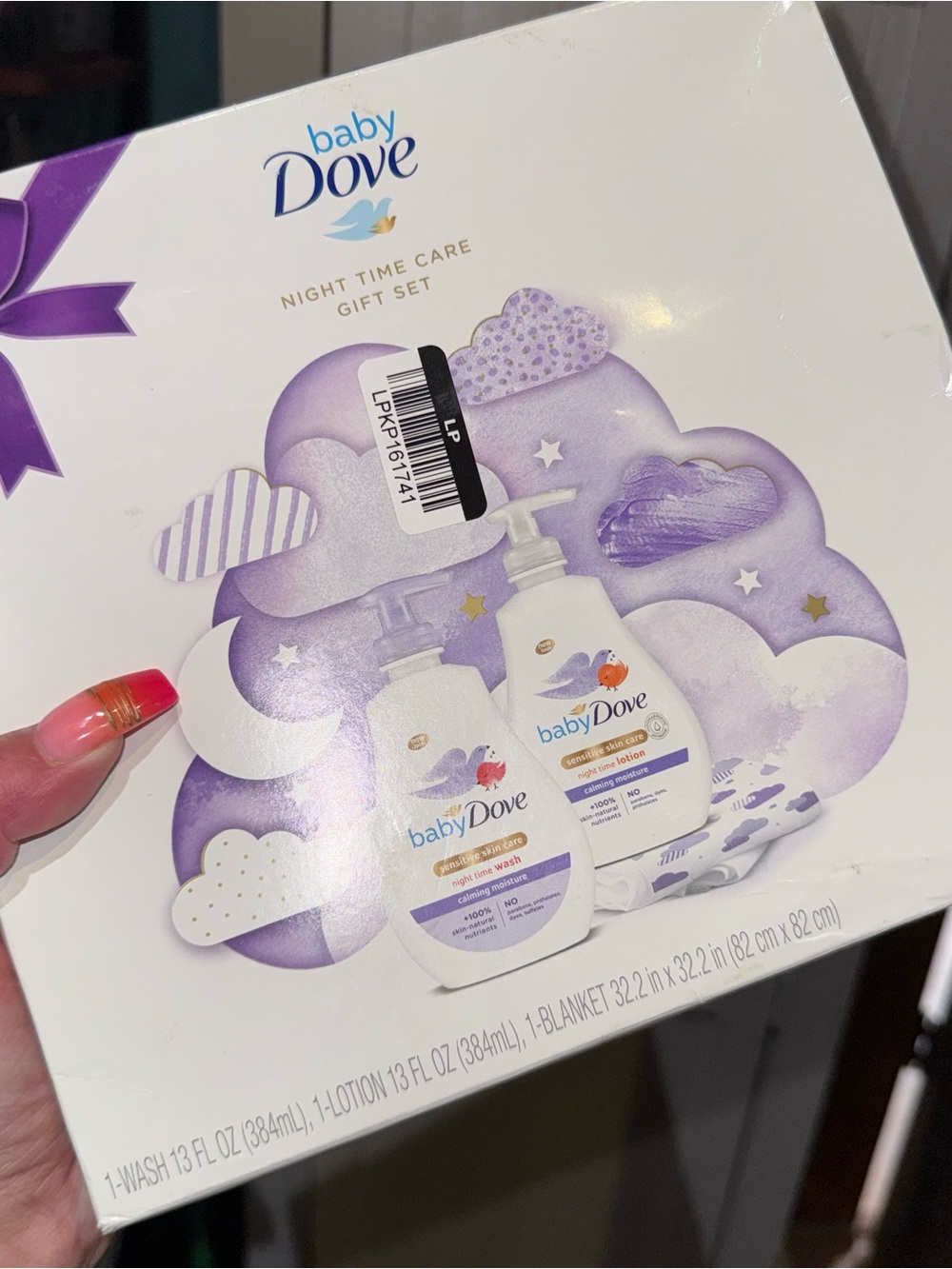Baby dove night time care gift set